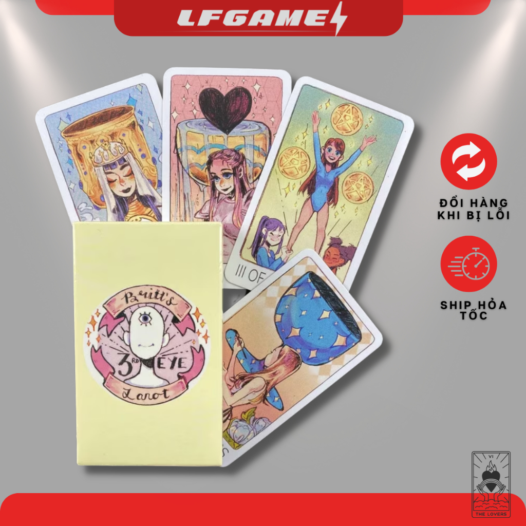 Bộ bài Britt's Britts Third Eye Tarot bài bói oracle