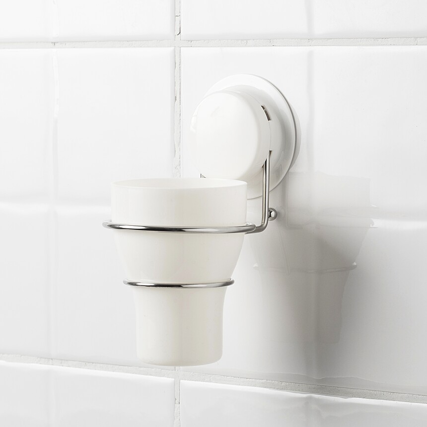 Kệ đựng ly súc miệng dán tường JAJU