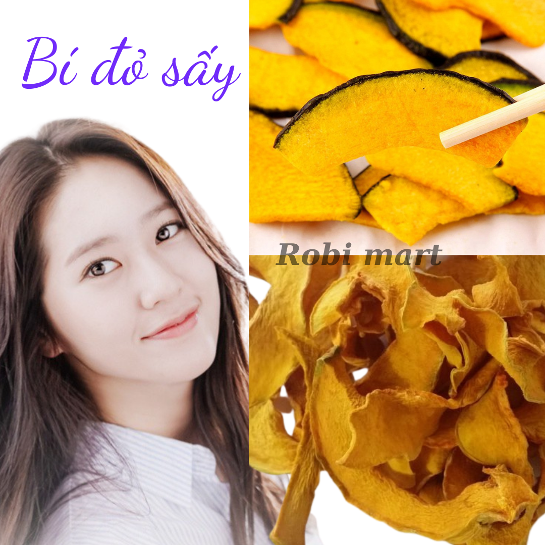 Bí đỏ thái lát sấy lạnh -Trọng lượng 100 gram