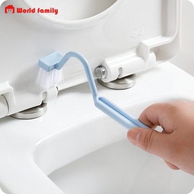 Bàn chải chà bồn cầu, nhà tắm nhà bếp cán cong Nhật Bản