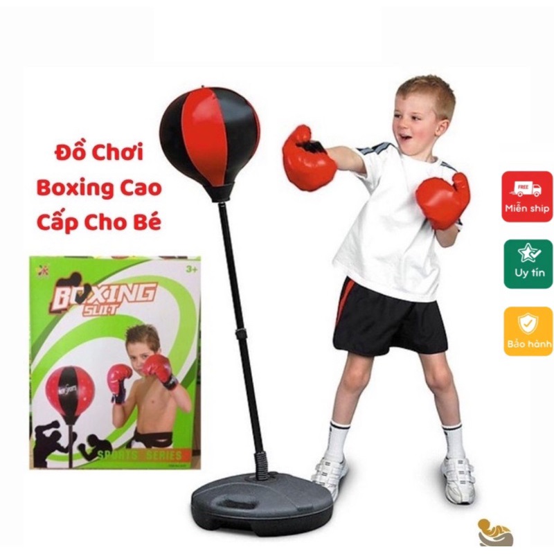 TRÒ CHƠI ĐẤM BỐC CHO BÉ HOÁ TRANG THÀNH CÁC VẬN ĐỘNG VIÊN QUYỀN ANH CHUYÊN NGHIỆP, THIẾT KẾ VÔ CÙNG CHẮC CHẮN, TRỤ ĐƯỢC LÀM BẰNG SẮT, ĐIỀU CHỈNH ĐƯỢC ĐỘ CAO 80-110CM CHO PHÙ HỢP VỚI TRẺ, NÂNG CAO SỨC ĐỂ KHÁNG CHO BÉ