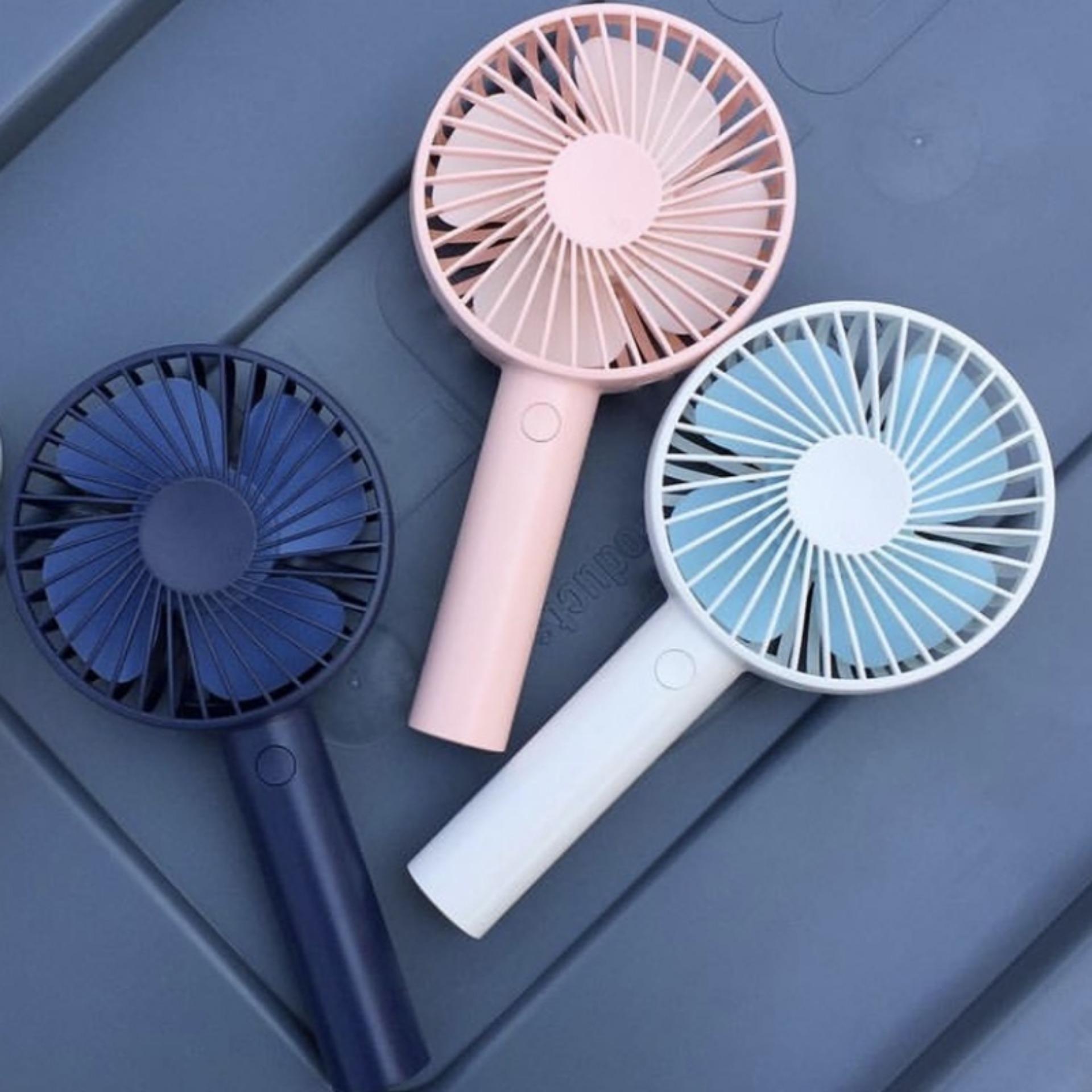 Quạt Mini Fan Có Pin Sạc Cầm Tay Có Đế Tuỳ Chỉnh 3 Chế Độ Gió Siêu Mát - Tặng kèm pin dây sạc và dây đeo tay - Quạt cầm tay mini quạt cầm tay có đế để bàn siêu mát quạt min