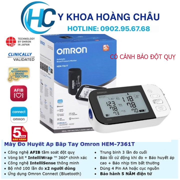 Máy đo huyết áp bắp tay omron hem-7361