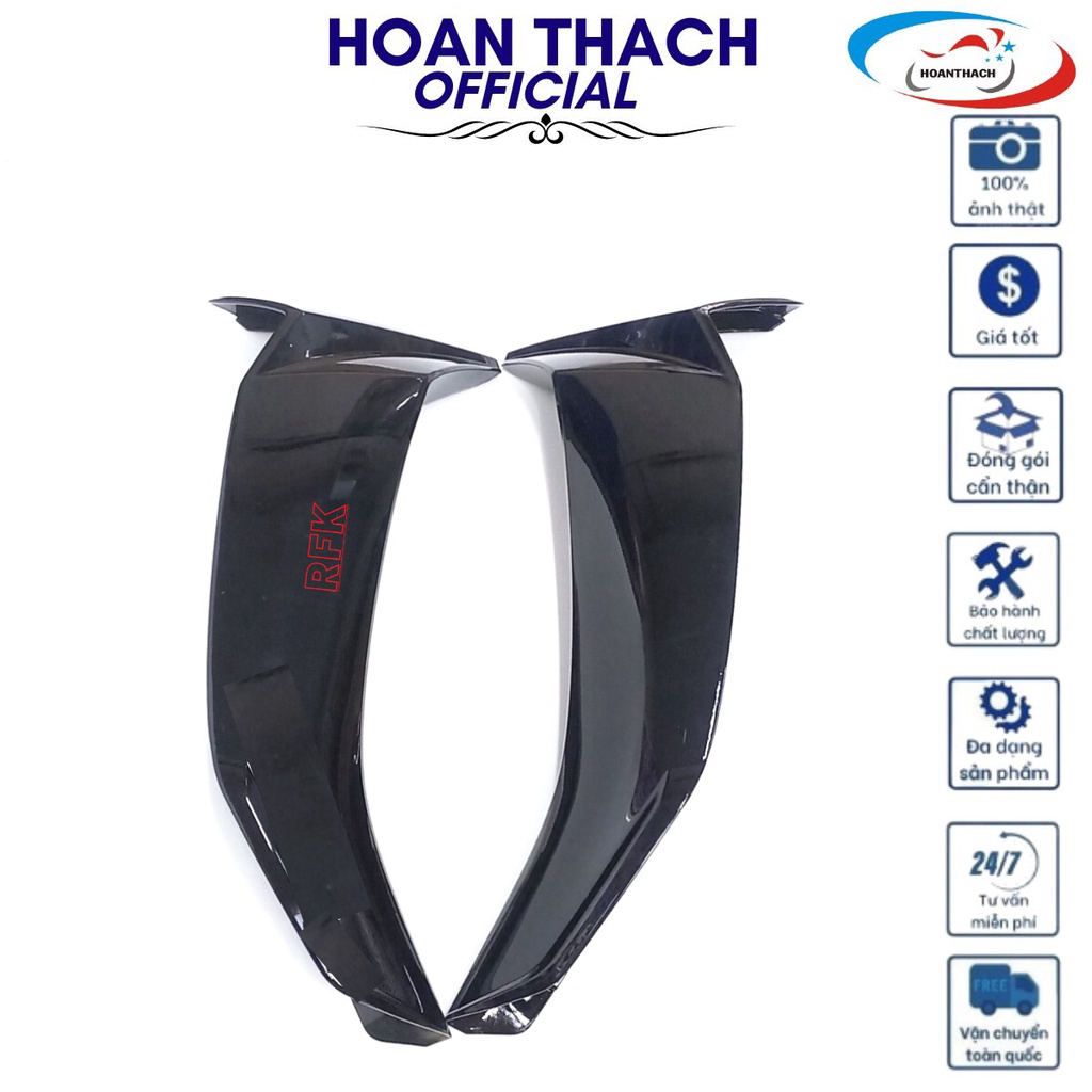 Cặp cánh ngoài cho xe sirius màu đen nhựa đài loan, hoanthach sp011797