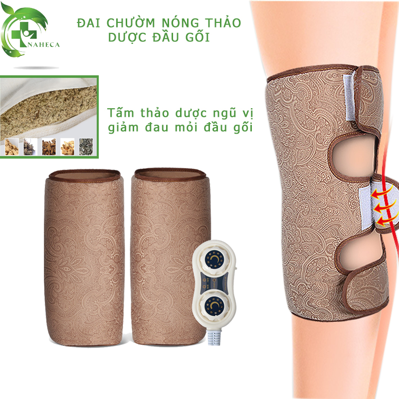 Đai sưởi ấm đầu gối thảo dược Giảm Đau Khớp Gối Giảm Đau Cơ Túi Chườm Nóng Giảm Đau Mỏi Gối Thư Giãn