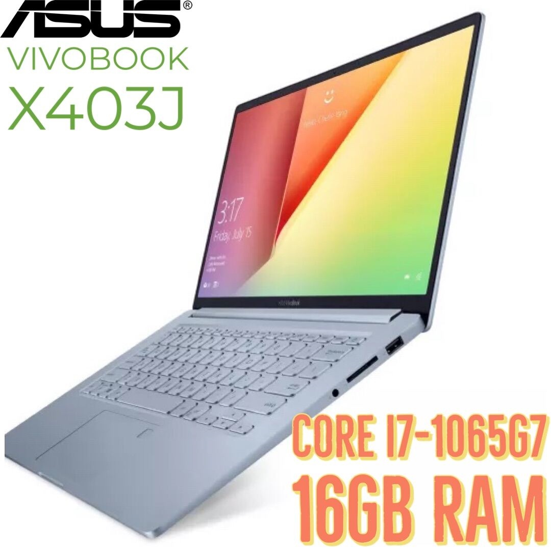 ❡∏☋ Laptop Asus VivoBook X403 Core i7-1065G7 16gb Ram 512gb SSDnvme 14” Full HD sRGB vỏ nhôm hàng nhập khẩu