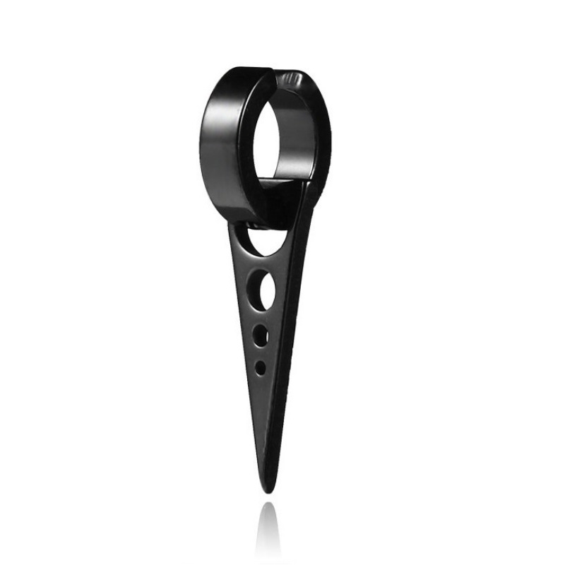 Bông Tai Nam Loại Kẹp Ko Cần Bấm Lỗ Tai Titan Không Đen TT 2440 - 1 cái