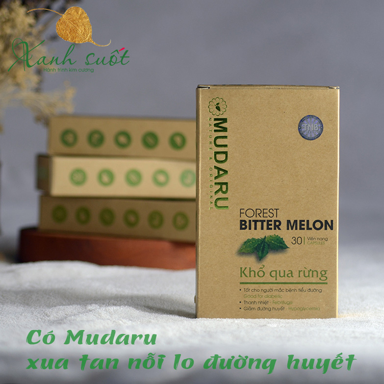 Viên uống Khổ Qua Rừng/ Mướp Đắng Rừng- Cho Người Huyết Áp, Tiểu Đường- Forest Bitter Melon
