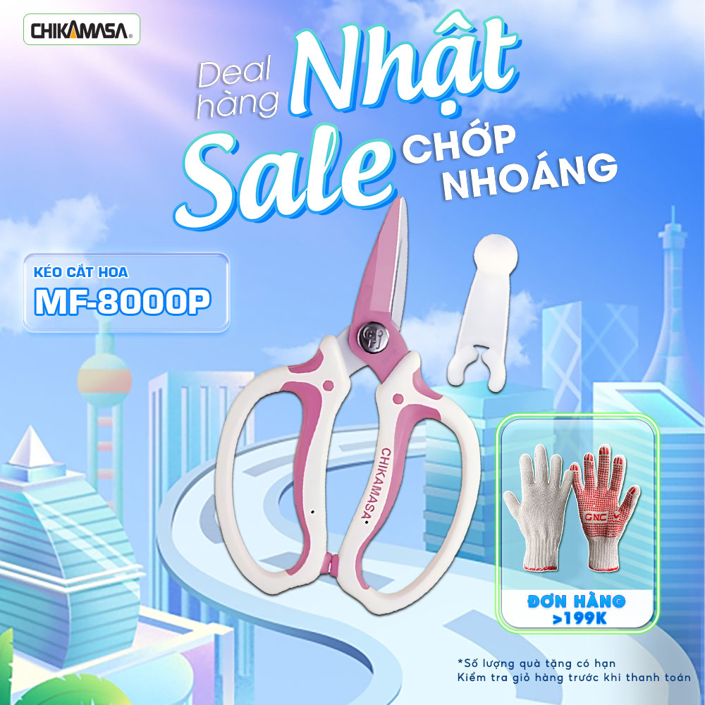 Kéo cắt hoa Nhật Bản Chikamasa MF-8000P