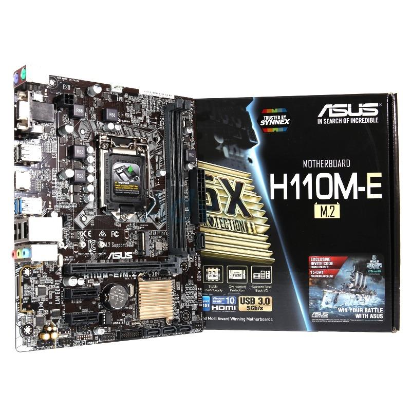 Main h110m-e / h110m-k - fullbox bh 36 tháng -dùng ram ddr4 - hỗ trợ đời 6-7