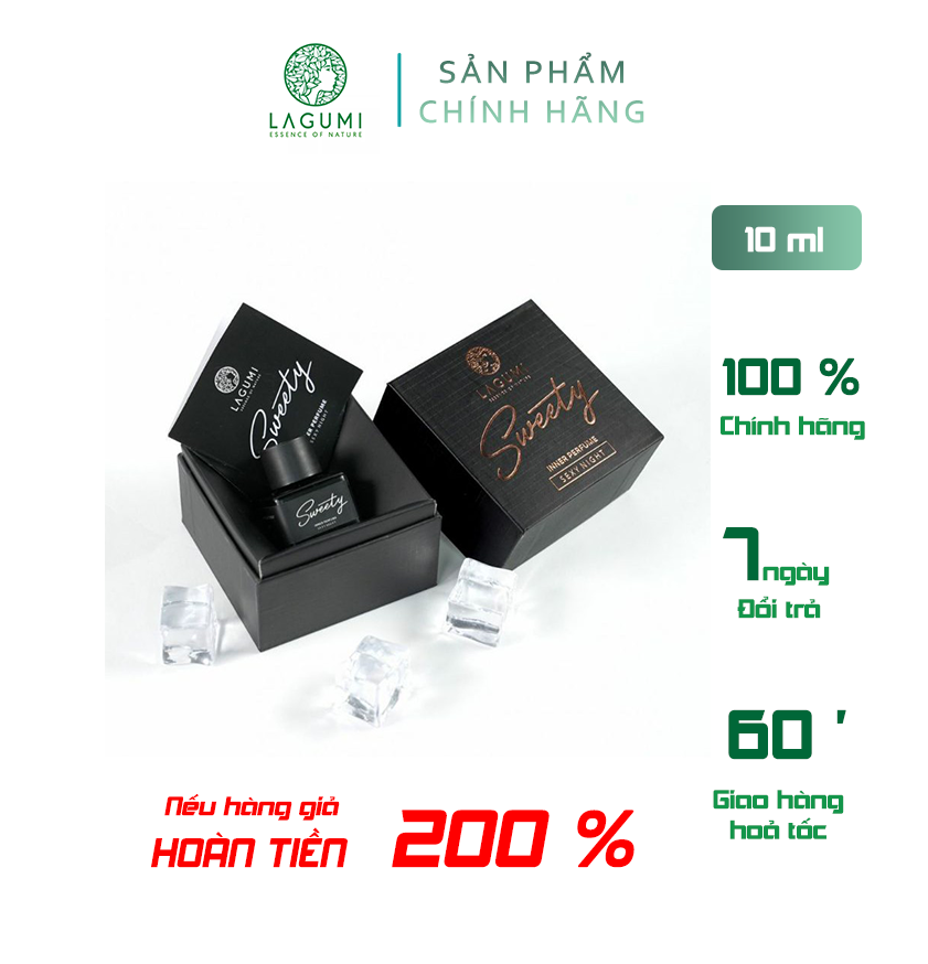 [CHÍNH HÃNG] - Nước hoa vùng kín Lagumi Sweety- mùi hương đêm quyến rũ ( Sexy Night)