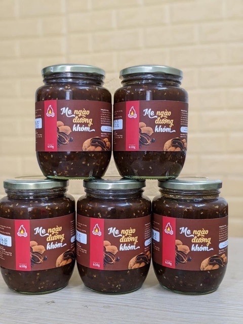 Me đá ngào đường khóm hũ 900g pha chế đồ uống giải khát