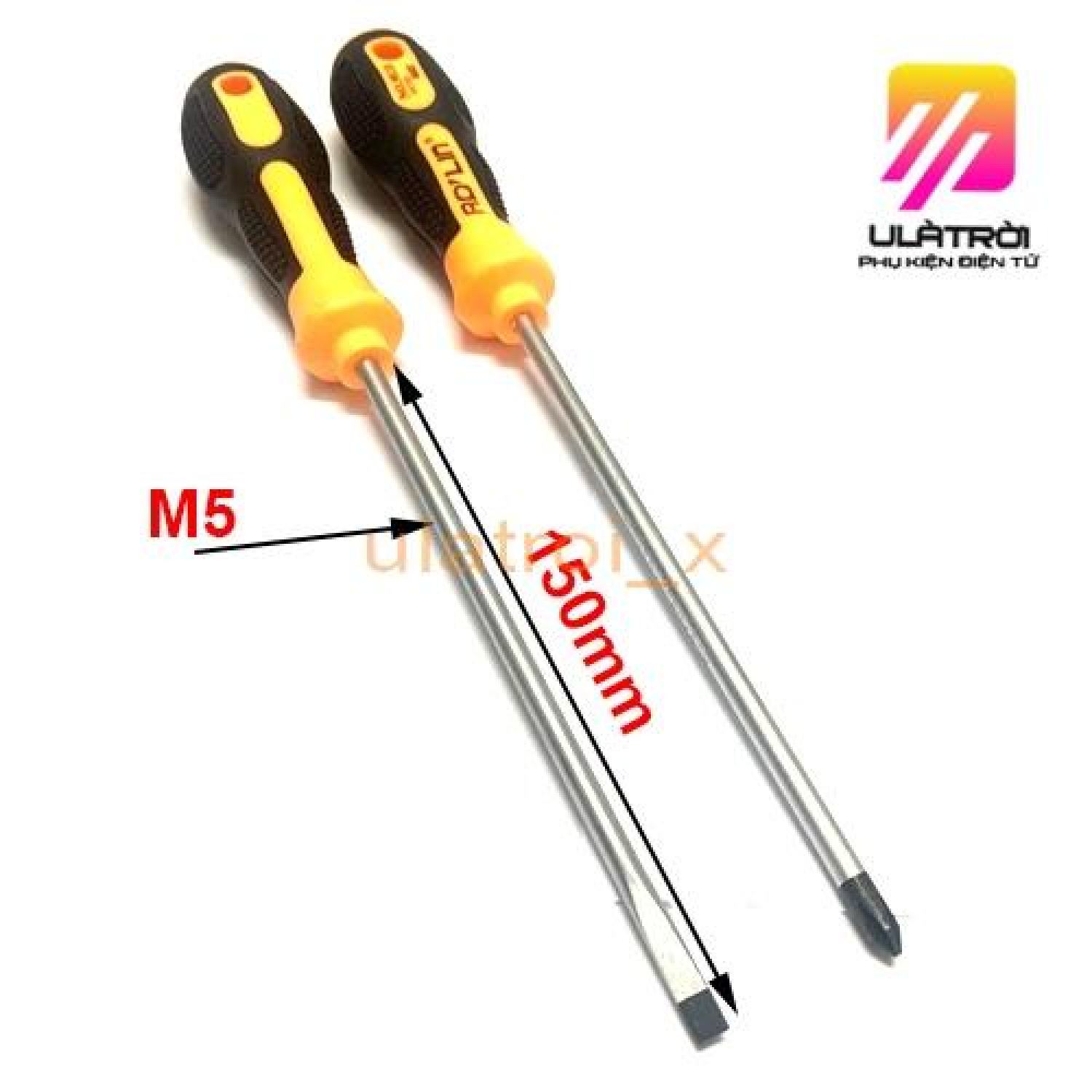 Tô vít , tua vít, tuốc nơ vít 2 cạnh 4 cạnh m5 x150mm