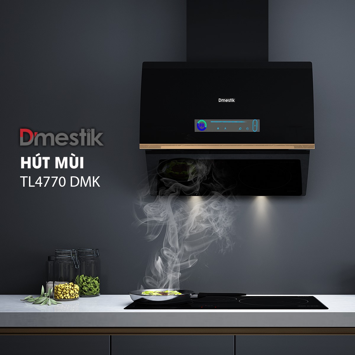 Máy hút mùi dmestik tl 4770dmk sài gòn bếp