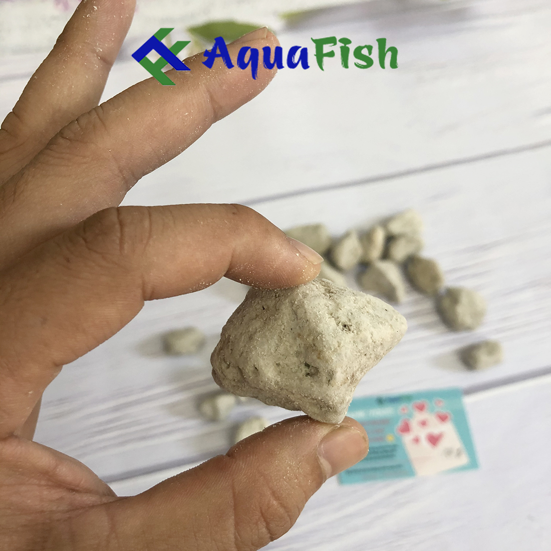 [HOÀN TIỀN 10%]Nham Thạch Trắng - Đá Lông Vũ 1kg ( vật liệu lọc nước bể cá)