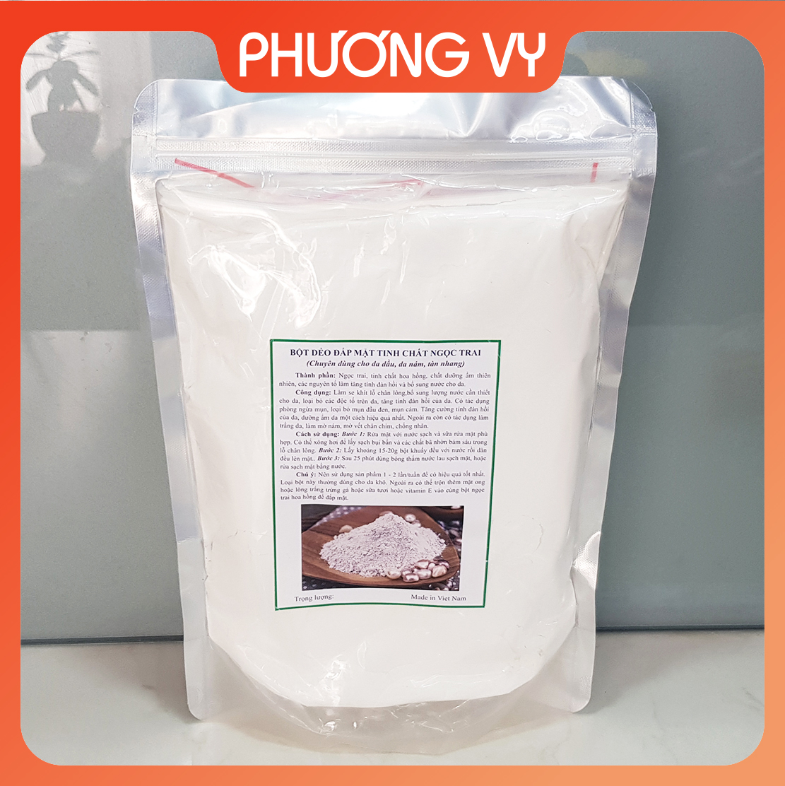 [CHÍNH HÃNG] Bột đắp mặt Ngọc Trai, cung cấp ẩm, collagen và dưỡng trắng da tự nhiên, bột tinh chất Ngọc Trai.