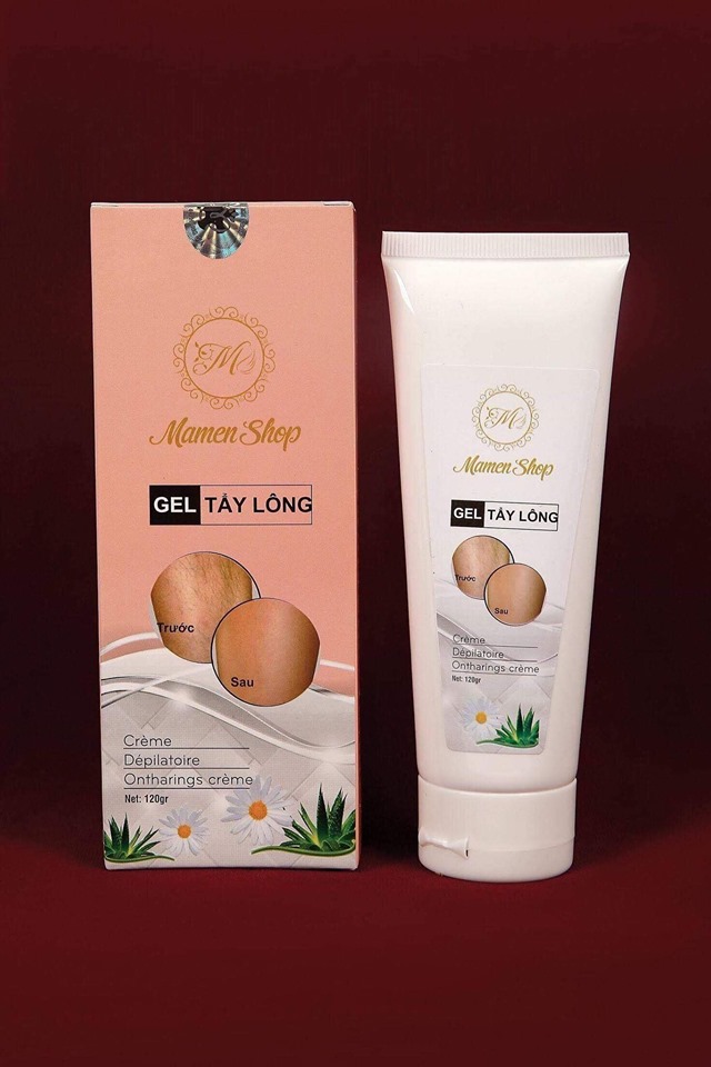 Kem tẩy lông mamen shop vĩnh viễn 120 ml ( chính hãng) triệt lông 100% sau 3 phút