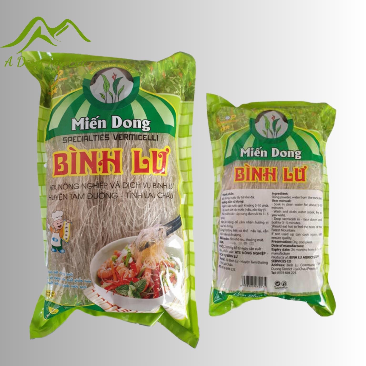 Miến dong Bình Lư truyền thống loại đặc biệt. Đặc sản miến dong Tây Bắc, miến rong, miến giong, miếng dong sợi nhỏ ngon