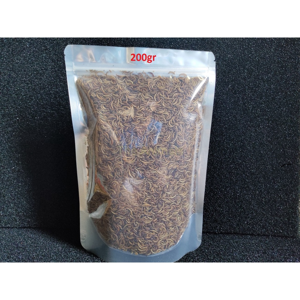 Sâu sấy thơm ngon cho thú cưng