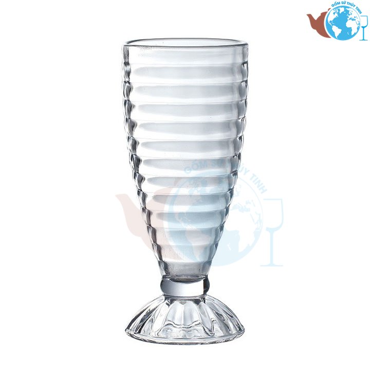 Bộ 6 ly thủy tinh kiểu cách xoắn ốc ly uống sinh tố nước ép cafe Việt Nam BQL30008