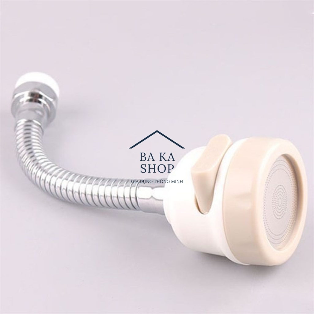 Dât nối đầu vòi bồn rửa xoay 360 độ, gắn cho các loại vòi bồn rửa chén, nút chỉnh 3 chế độ nước chảy tăng áp mạnh DL66