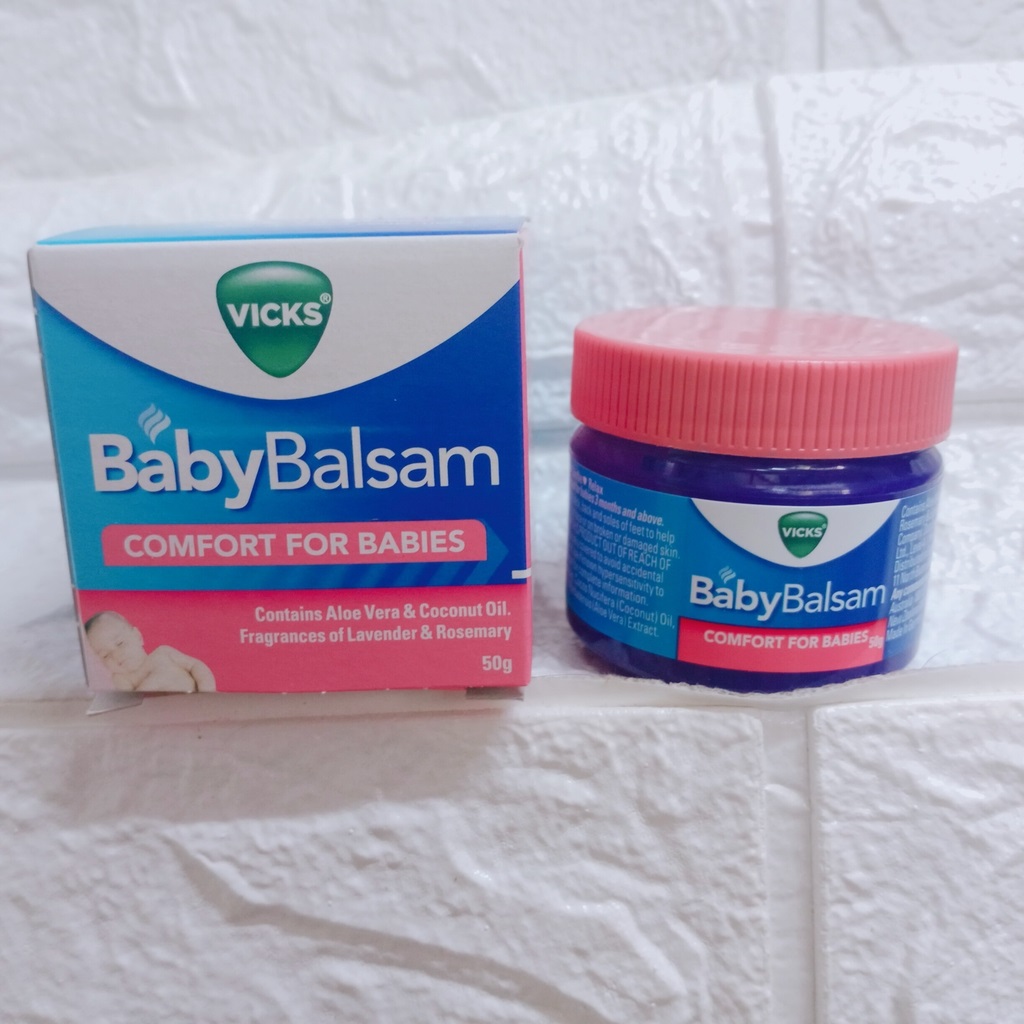 Dầu Vicks Baby Balsam - dầu bôi ấm ngực cho bé