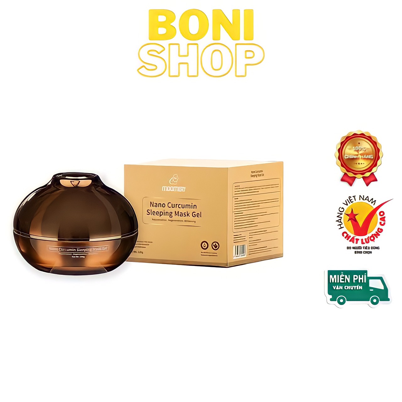 [HCM]Gel Mặt Nạ Ngủ Nghệ Nano Moomery Mặt nạ ngủ Nhã Phương Gel mặt nạ nghệ 100% từ thiên nhiên - Boni Shop - Dưỡng trắng da - Mờ Nám - Thâm mụn