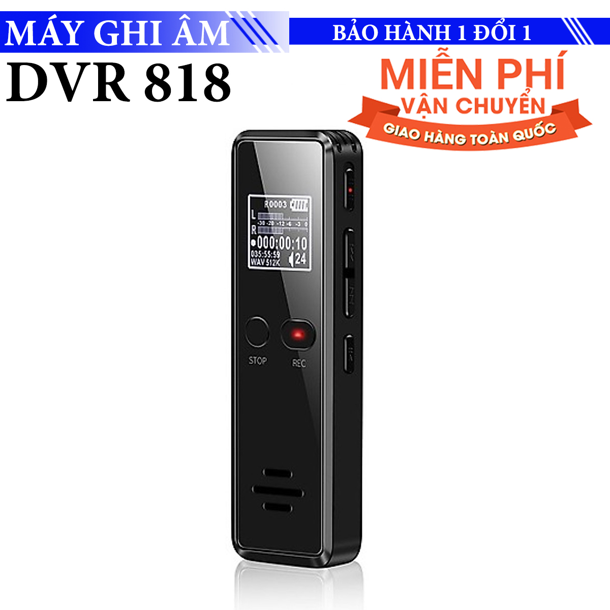 Máy ghi âm mini cầm tay - bỏ túi dvr 818
