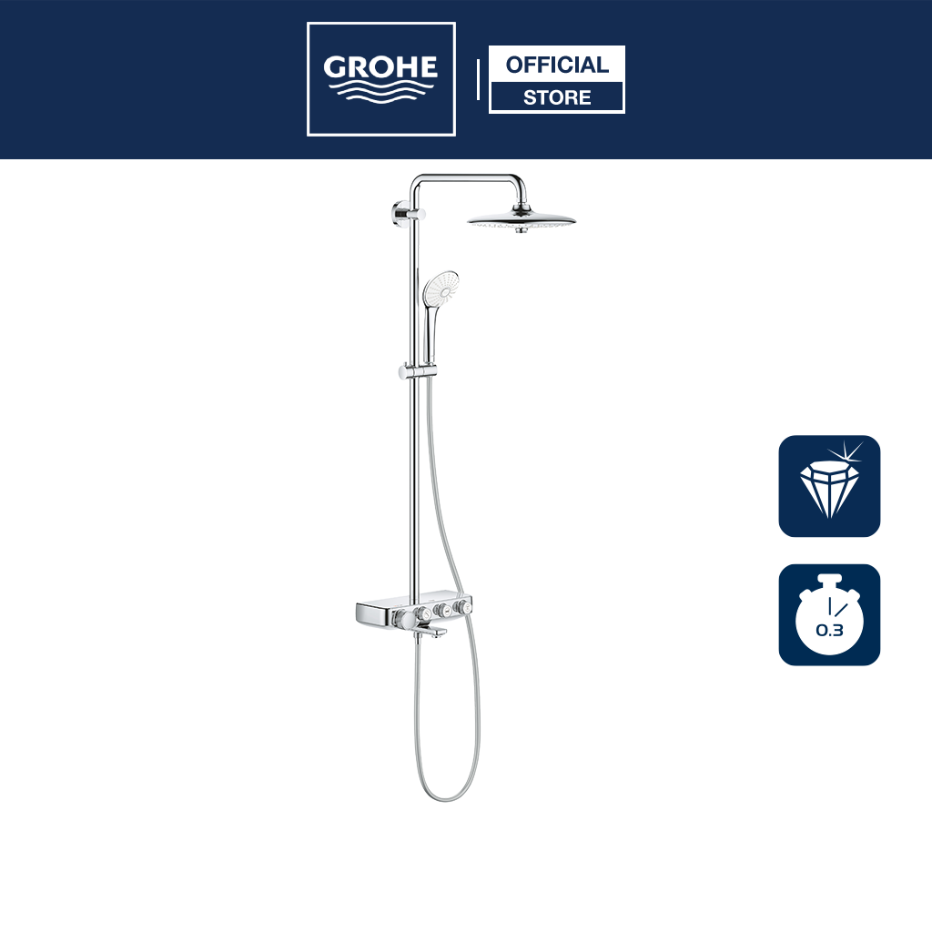 Cây sen grohe euphoria smartcontrol 260 kèm vòi xả bồn - 26608000