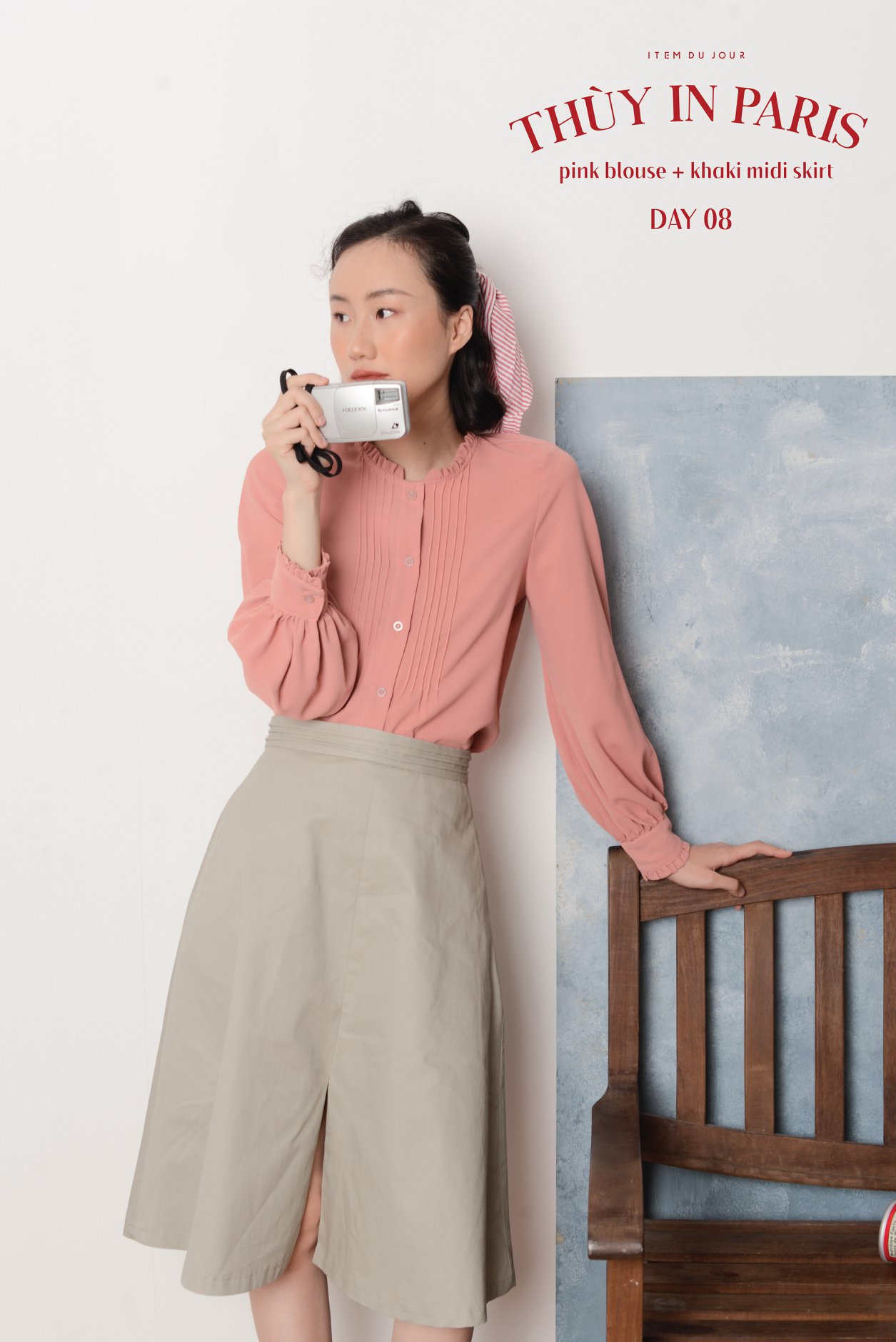 Item du Jour - Sơ mi cổ bèo mí trước