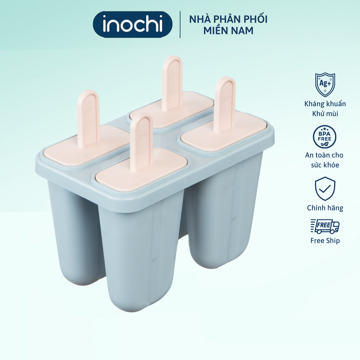 Khuôn làm kem Kari - Giao màu ngẫu nhiên