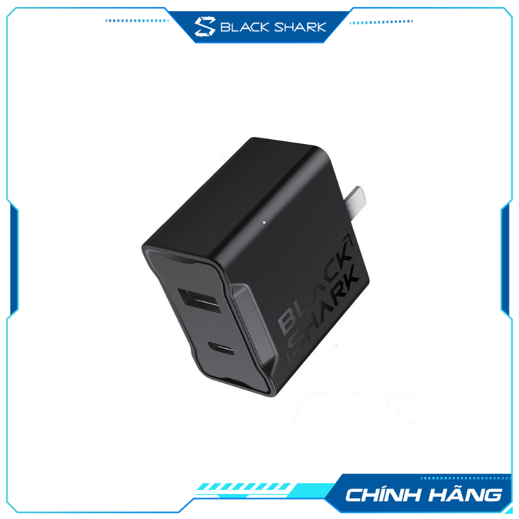 Củ sạc nhanh 2 cổng black shark 30w