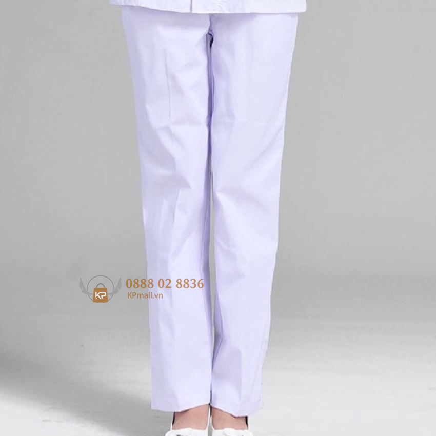 Quần blouse trắng nam nữ cho bác sỹ, dược sỹ, y tá, điều dưỡng