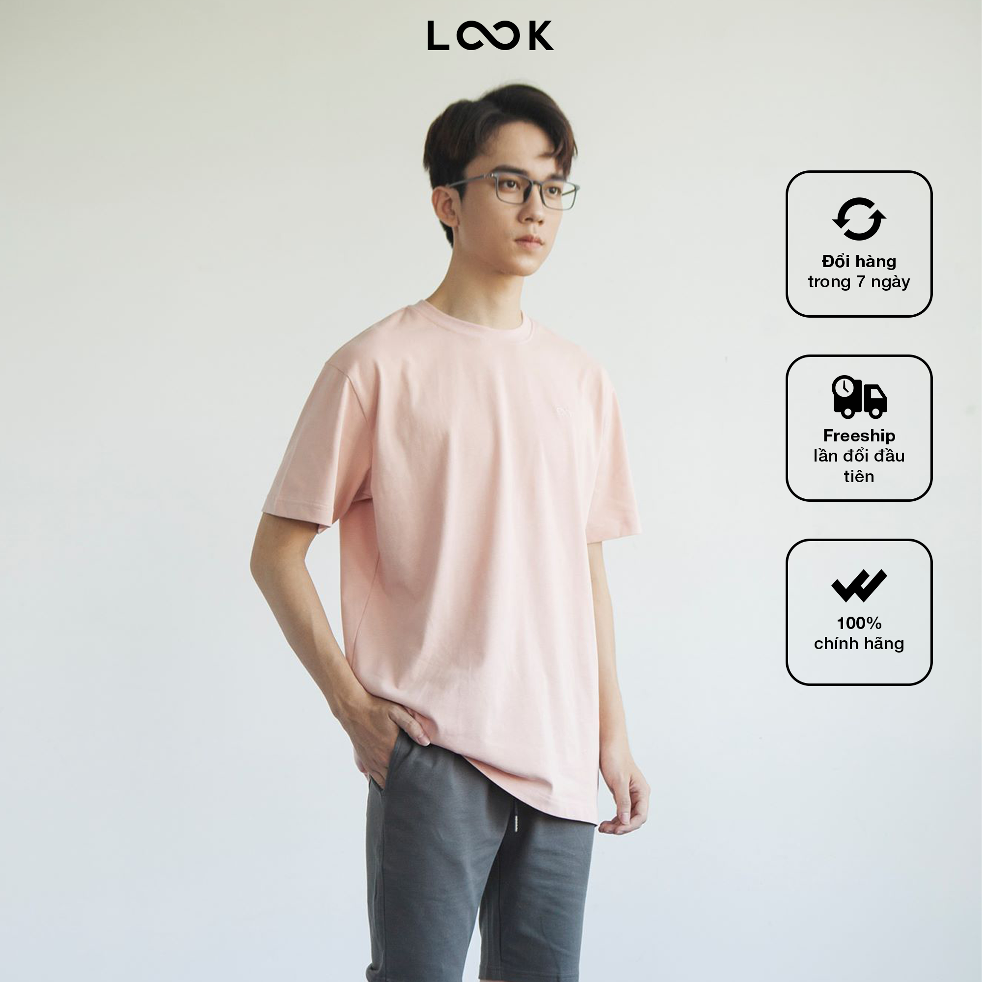[SALE 70%] Áo Phông Trơn Look Basic Tee