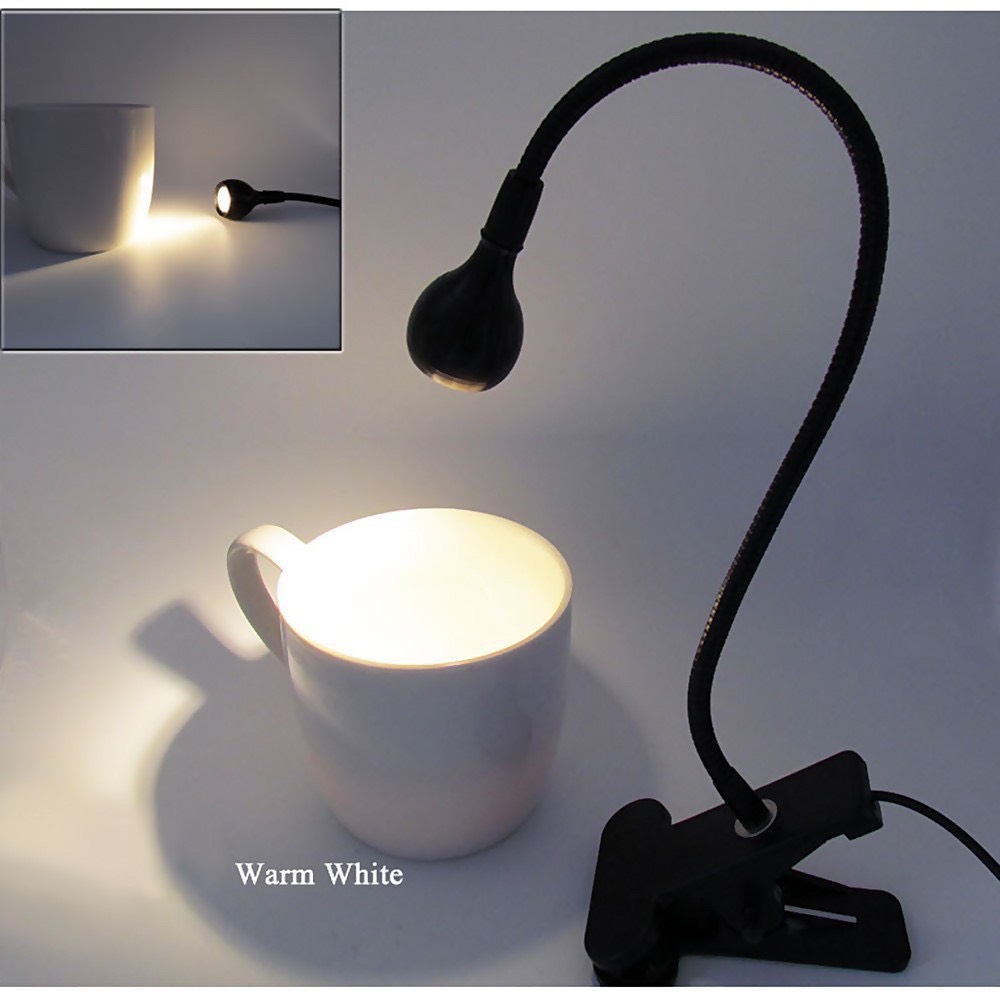 Đèn soi đế kẹp dành cho người chơi audio mâm than , có thể chỉnh đa hướng chiếu của cần ánh sáng vàng có đầu cắm usb và công tắc bật tắt