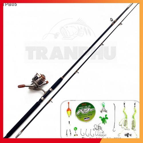 Bộ cần câu 2 khúc shimano máy lc7000 tặng kèm đầy đủ phụ kiện như hình