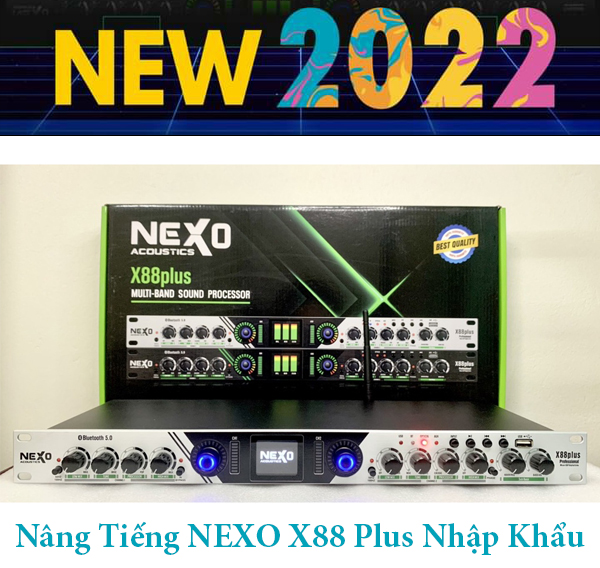 ( MẪU MỚI 2023 ) Máy Nâng Tiếng Karaoke - Máy Nâng Tiếng Hát - Nâng Tiếng NEXO X88 Plus Mang Lại Tiếng Vang Hay + Mượt, Khả Năng Chỉnh Âm Sâu Hơn, Cho Chất Lượng Âm Thanh Vượt Trội Độ Phân Giải Cao, Kết Hợp Mọi Dàn Âm Thanh