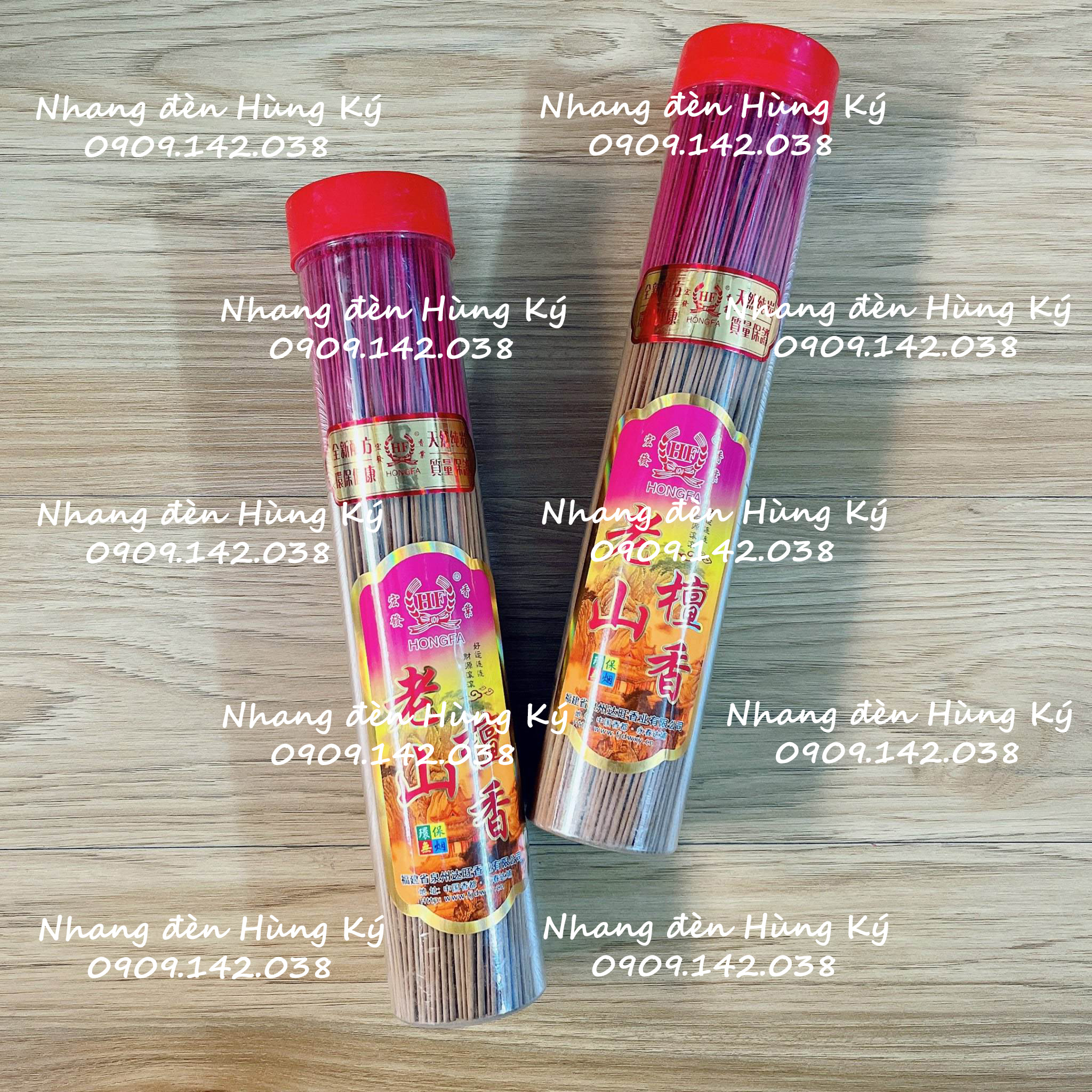 Nhang ống ít khói đàn hương 500gr