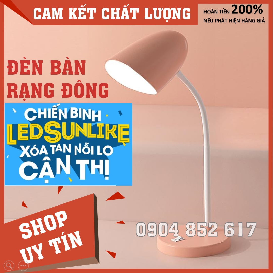 Đèn bàn chống cận Rạng Đông, công nghệ LED SUNLIKE, hàng chính hãng. RD-RL-38