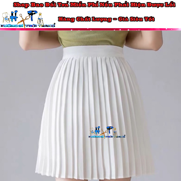 [HCM]Chân váy Xếp ly dáng ngắn có quần trong Thời trang hót VD17