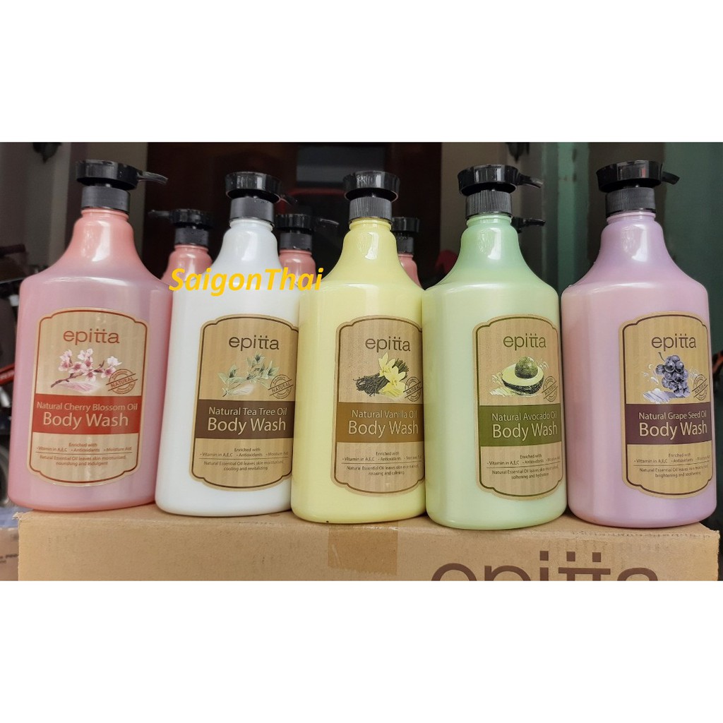 Sữa tắm dưỡng da epitta chai 1200ml