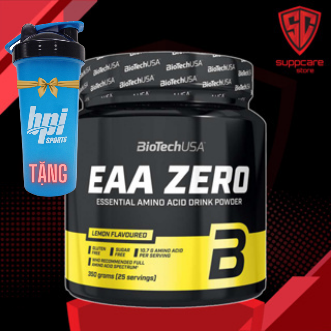 Eaa tặng kèm bình lắc - phục hồi và tăng cơ bắp | biotech usa eaa zero - chính hãng - suppcare