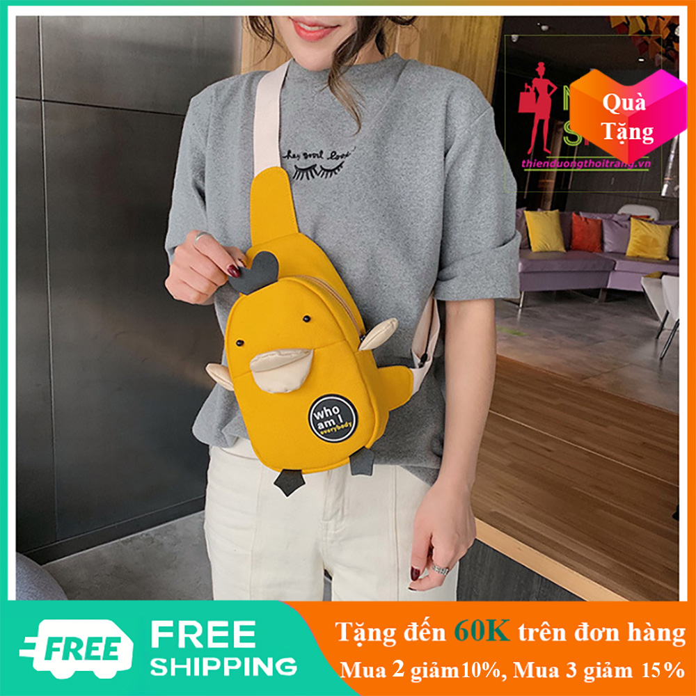 Túi đeo chéo mini vịt con dễ thương cho bạn nữ dạo phố - VI0096
