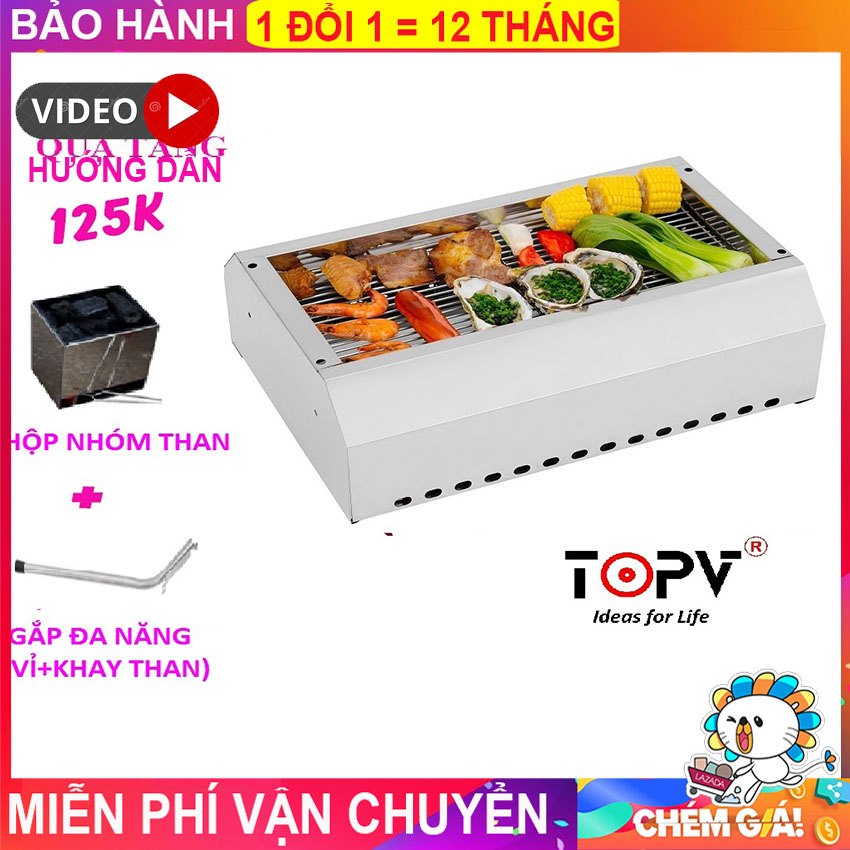 Bếp nướng than hoa không khói TopV KTV, Bếp nướng không khói TopV