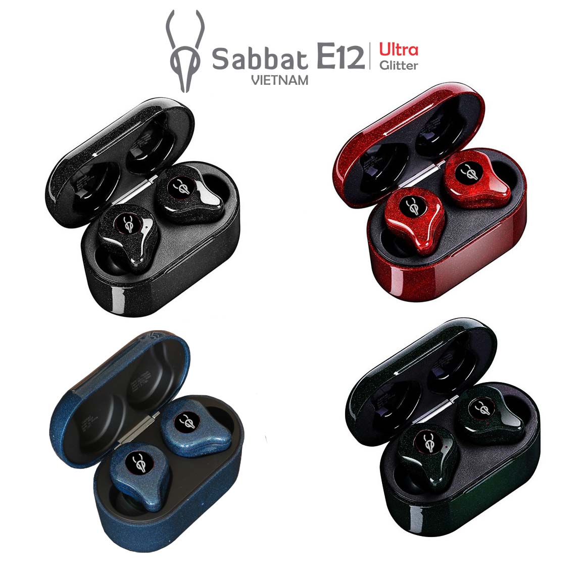 Tai nghe không dây bluetooth Sabbat E12 ultra phiên bản Glitter