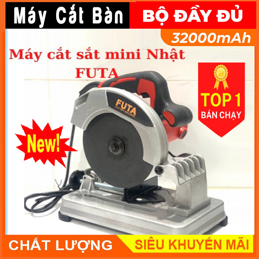 Máy cắt sắt bàn mini 185mm futa công nghệ nhật bản - công suất 1200w máy cắt hợp kim nhôm thép góc 45 độ - máy cắt đa năng