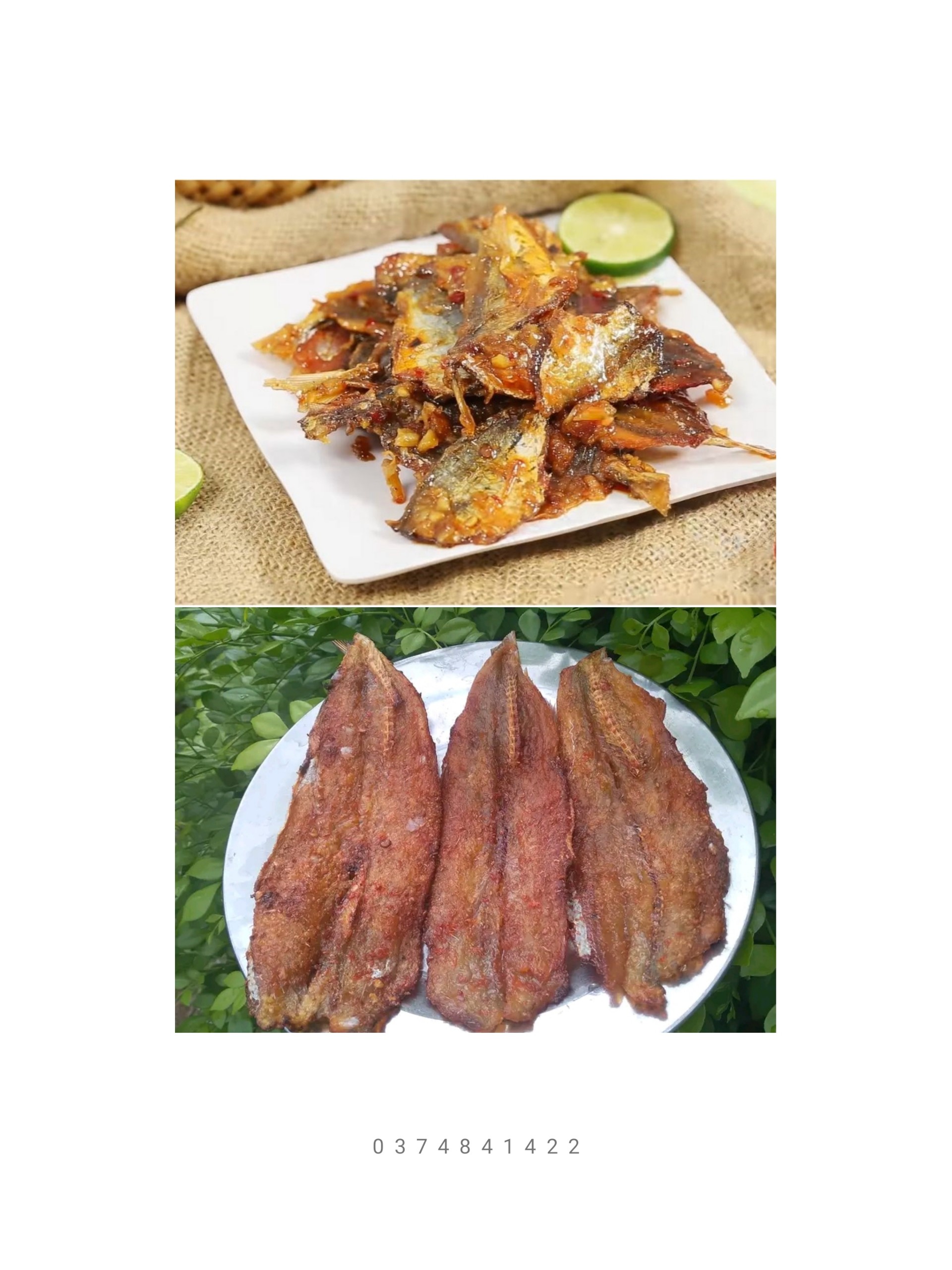 Combo 1 kí khô cá ngân chỉ vàng + 1 kg khô cá mối Bến Tre