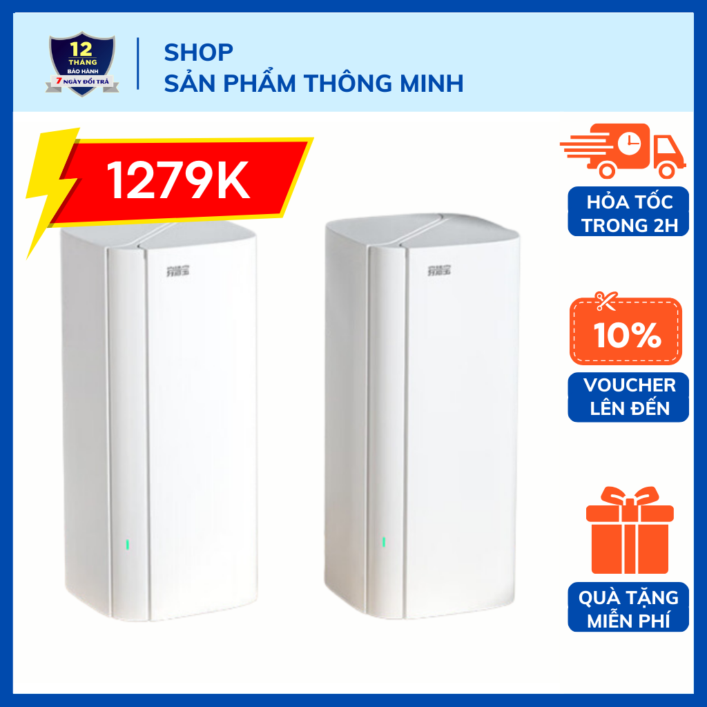 Bộ phát wifi router mesh không dây tenda nova ex12 - wifi 6 ax3000 - kết nối mesh wifi nhiều thiết bị
