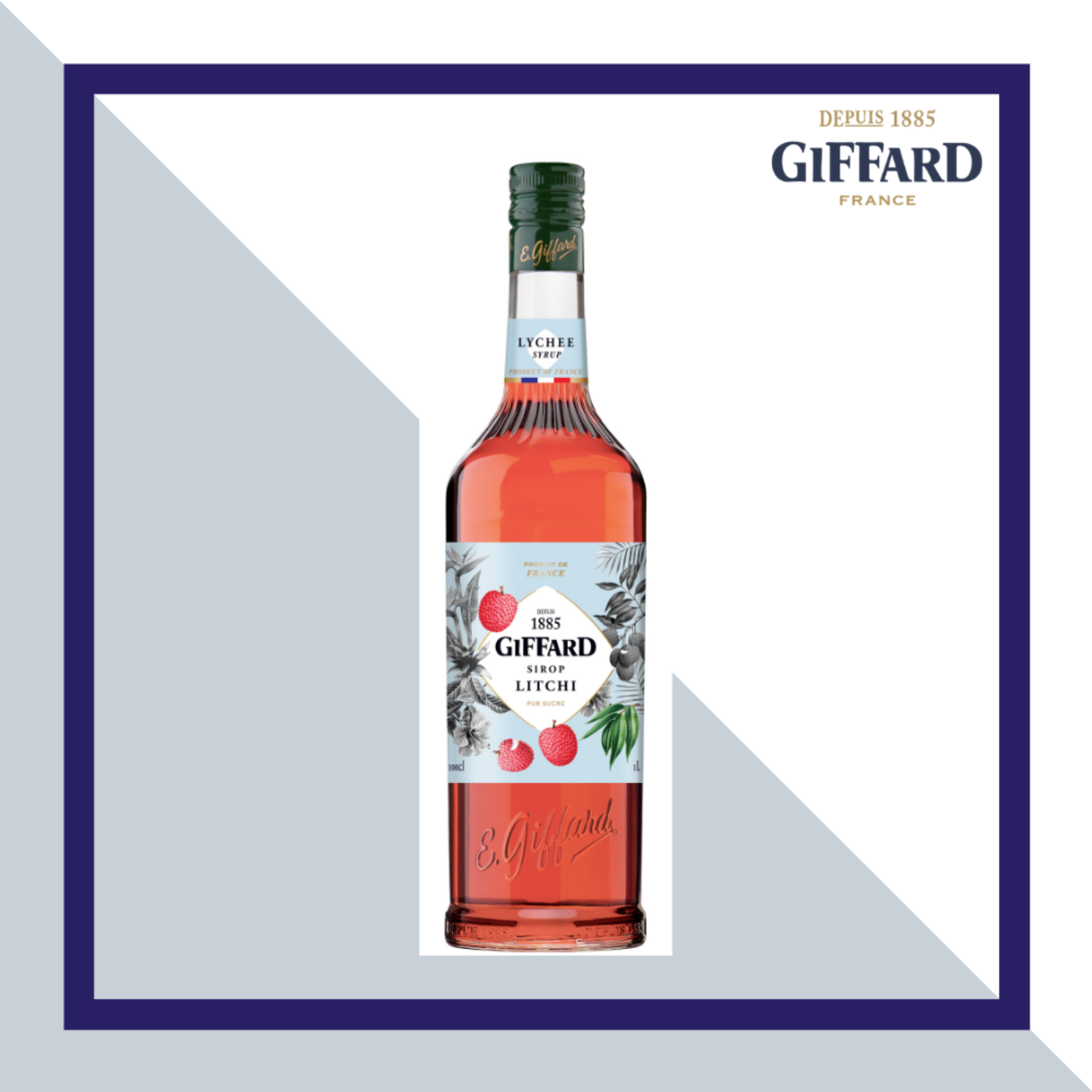Siro Vải 1000ml Giffard Vietnam