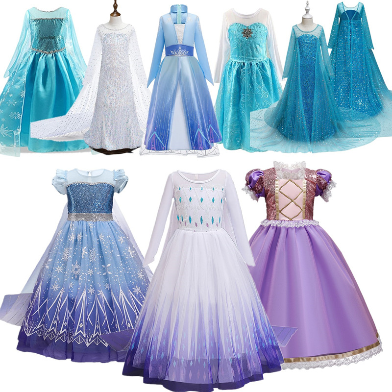 Váy công chúa Bạch Tuyết dành cho bé gái mặc vào bữa tiệc nhân dịp Giáng sinh